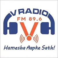 V Radio 89.6 FM logo